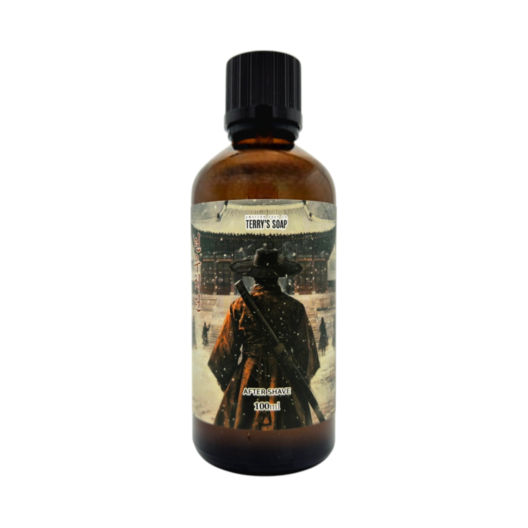 Hwayeon Soap Co. Terry's Soap 전우치전 (Jeon Uchi Jeon) Shaving Collection Shaving Set White Smoke Aftershave Alcohol-Free 3.4 oz