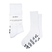 Sunflower Motherhood Birthing Affirmation Hospital Socks Clothing White Smoke Gray,White
