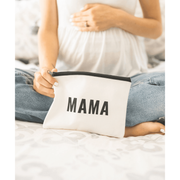 Sunflower Motherhood Self Care Mama Pouch Bundle Bath & Body Gift Set Antique White