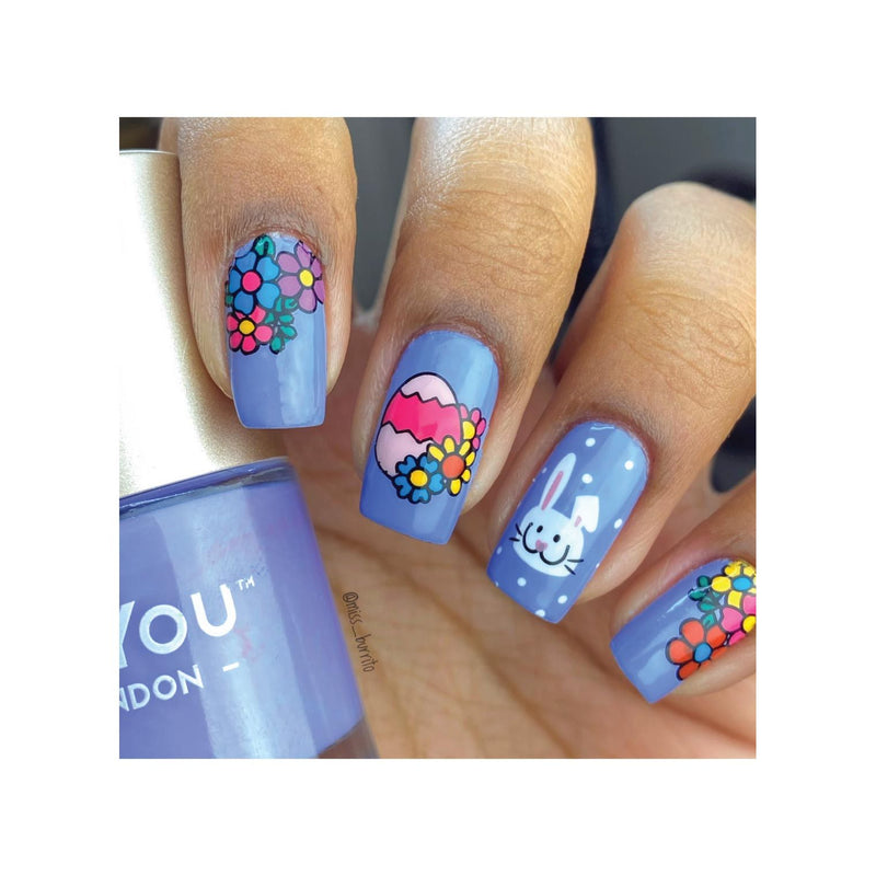 UberChic Beauty Hello Spring Stamping Plate Rosy Brown