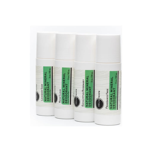 Heliotrope San Francisco Natural Mineral Deodorant Deodorant Lavender Fragrance Free,Eucalyptus Rosemary,Lavender Sage,Rose Clove,Other (specify in order notes)
