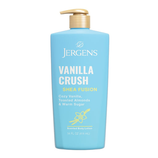 Jergens Jergens Vanilla Crush Scented Body Lotion 14 Oz Lotion & Moisturizer Sky Blue