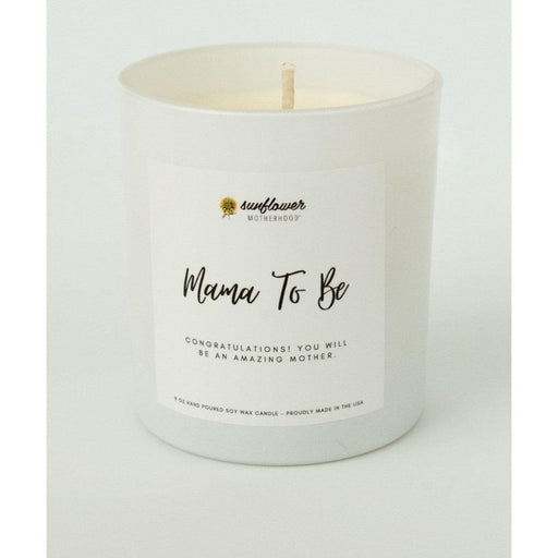 Sunflower Motherhood Mama To Be Pregnancy Candle Candles Light Gray