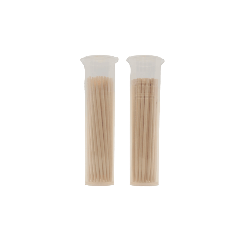 BiteMyWood 36 Qty Unflavored Birchwood Toothpicks in Plastic Tubes Toothpicks White Smoke 36qty Unflavored Double Point1,36qty Unflavored Single Point1