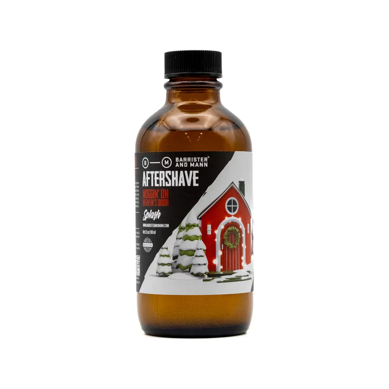Barrister & Mann Barrister & Mann Noggin' On Heaven's Door Collection Shaving Set Saddle Brown Aftershave Splash 100ml
