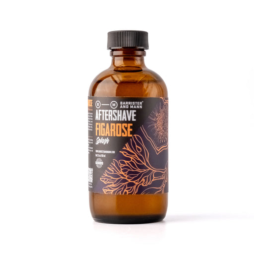 Barrister & Mann Barrister & Mann Figarose Premium Shaving Collection Shaving Kit White Smoke Aftershave Splash 3.5 oz