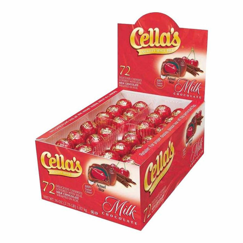 Cella's Cella's® Milk Chocolate Covered Cherries – 72 ct Box Candy & Chocolate White Smoke