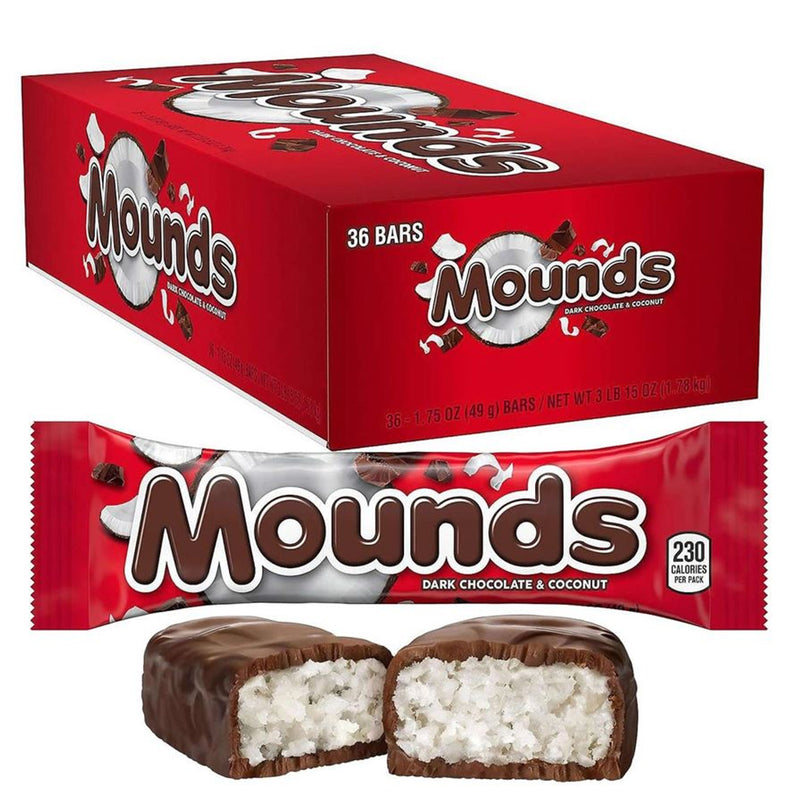 Mounds Mounds Dark Chocolate & Coconut Candy Bar Candy & Chocolate White Smoke