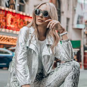 zeroUV Women's Trendy Star Rhinestone Horned Rim Sunglasses C579 Sunglasses Gray Black Smoke,Clear Smoke Gradient,Tortoise Amber