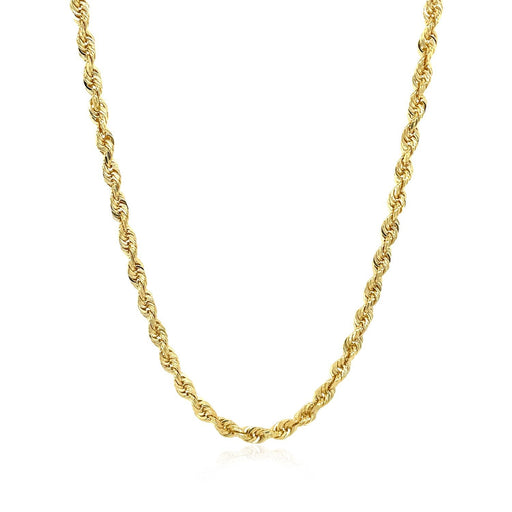 Bids.com 3.0mm 14k Yellow Gold Solid Diamond Cut Rope Chain Necklaces White Smoke 16 / Yellow Gold,18 / Yellow Gold,20 / Yellow Gold,22 / Yellow Gold,24 / Yellow Gold,30 / Yellow Gold,One / Yellow Gold