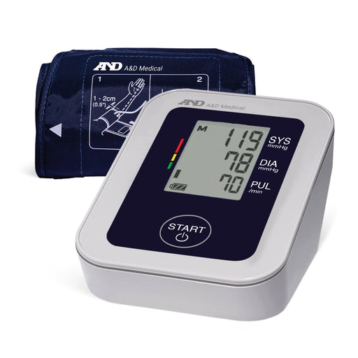 A&D A&d Medical Blood Pressure Monitor Upper Arm 6.3-9.4" Small Circumference Blood Pressure Monitors White Smoke