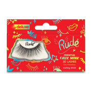 Rude Cosmetics Essential Faux Mink Deluxe 3D Lashes False Eyelashes Red Darling