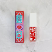 Rude Cosmetics Lip Oil Massage Lip Oil Light Gray Chillaxin' Cherry,Energizing Grapefruit,Strawberry Sauna,Peach Refresh,Pampered Passionfruit,Green Tea Detox