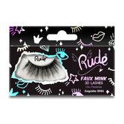 Rude Cosmetics Essential Faux Mink 3D Lashes False Eyelashes Light Gray Exquisite