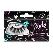 Rude Cosmetics Essential Faux Mink 3D Lashes False Eyelashes Light Gray Bewitching