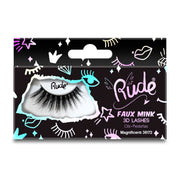 Rude Cosmetics Essential Faux Mink 3D Lashes False Eyelashes Light Gray Magnificent