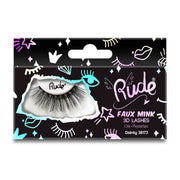 Rude Cosmetics Essential Faux Mink 3D Lashes False Eyelashes Light Gray Dainty