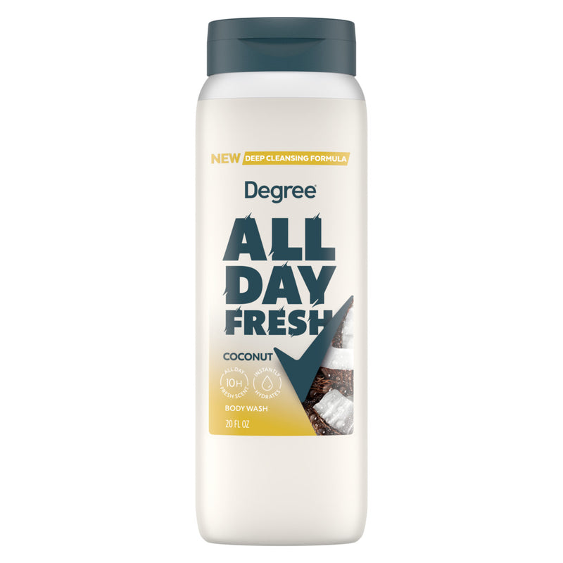 Degree Degree All Day Fresh Coconut Body Wash 20 Oz Body Wash Lavender