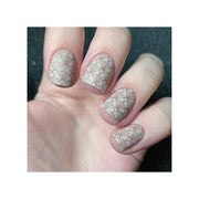 UberChic Beauty Art Deco Glam Stamping Plate Dark Gray