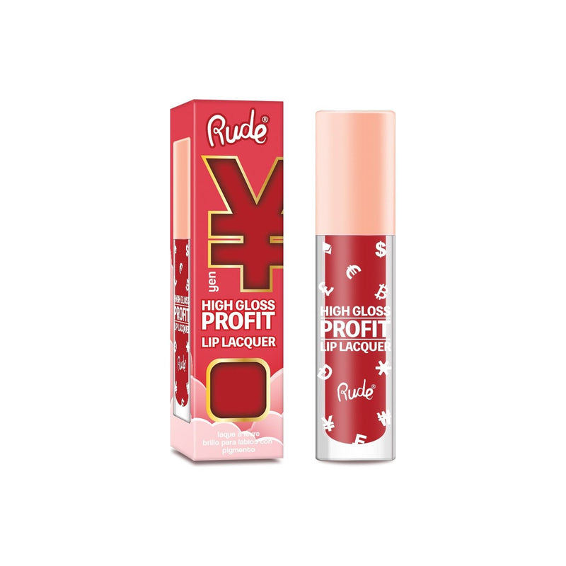 Rude Cosmetics High Gloss Profit Lip Lacquer Lip Gloss Brown Yen