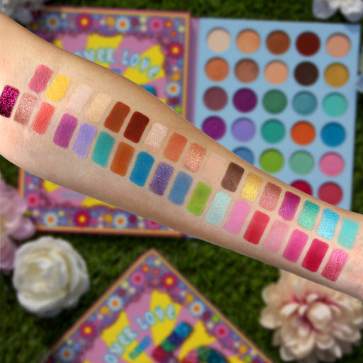 Rude Cosmetics Flower Love 35 Pressed Pigment & Shadows - Florist Eyeshadow Rosy Brown Florist