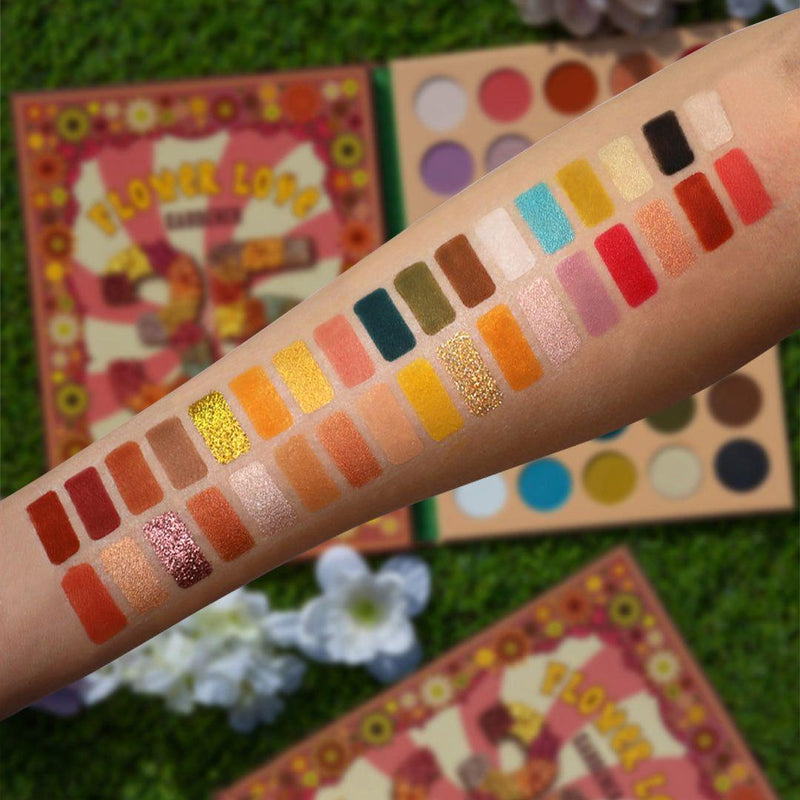 Rude Cosmetics Flower Love 35 Pressed Pigment & Shadows - Gardener Eyeshadow Sienna Gardener