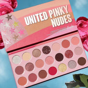 Rude Cosmetics United Pinky Nudes Palette Display Set, 12 pcs Wholesale Set Gray