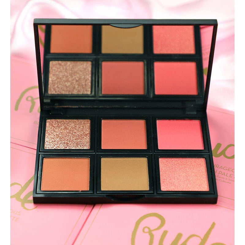 Rude Cosmetics Courageous Blush Palette Face Palettes Black