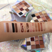 Rude Cosmetics Be Square Pressed Pigments & Shadows - Geeky Eye Shadow Rosy Brown Geeky