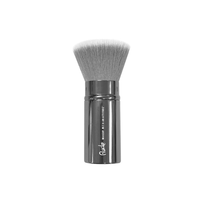 Rude Cosmetics Silver Bullet Kabuki Brush Makeup Brushes Dim Gray Kabuki Brush
