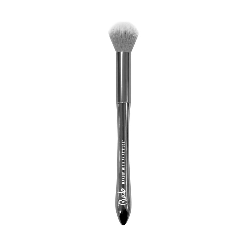 Rude Cosmetics Silver Bullet Multi-Purpose Buffer Brush Makeup Brushes Dim Gray Multi-Purpose Buffer Brush/Cream Contour