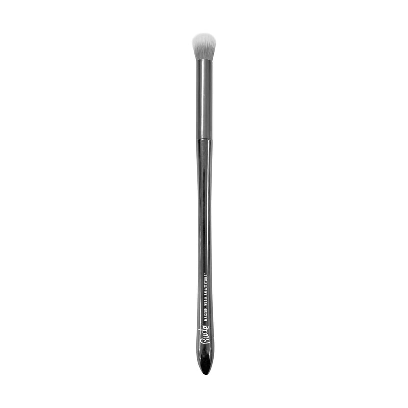 Rude Cosmetics Silver Bullet Flat Shader Brush Makeup Brushes Dim Gray Flat Shader Brush