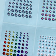 Rude Cosmetics Such a Gem Face & Body Jewels Face Light Steel Blue Clear Quartz,Angel Quartz,Rainbow Quartz,Mother of Pearl