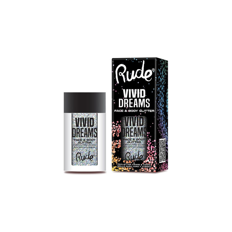 Rude Cosmetics Vivid Dreams Face & Body Glitter Loose Glitter & Pigments Black Dreamscape