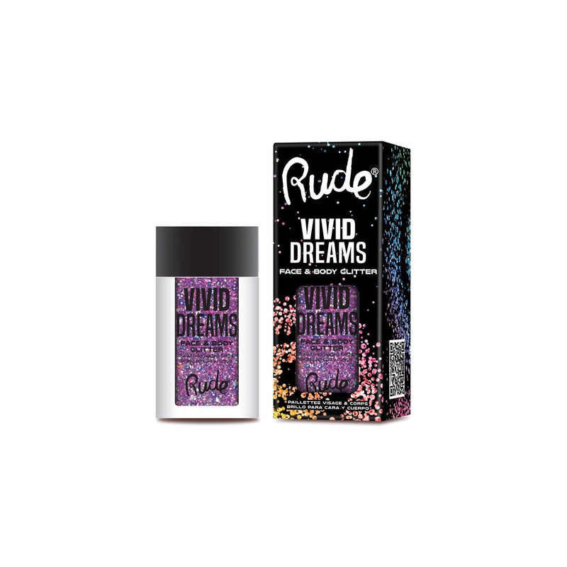 Rude Cosmetics Vivid Dreams Face & Body Glitter Loose Glitter & Pigments Thistle Galaxy Cluster