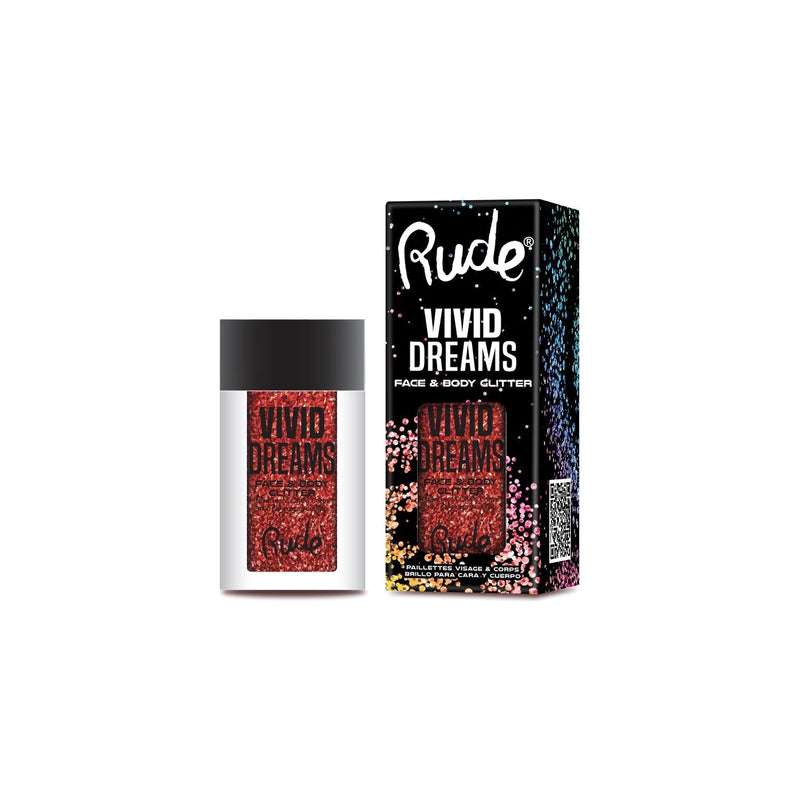 Rude Cosmetics Vivid Dreams Face & Body Glitter Loose Glitter & Pigments Tan Delusion