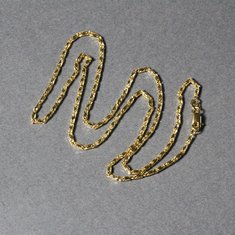 Bids.com Diamond Cut Fancy Links Pendant Chain in 14k Yellow Gold (1.5mm) Necklaces Light Slate Gray 18 / Yellow Gold,20 / Yellow Gold,22 / Yellow Gold