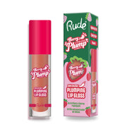 Rude Cosmetics Berry Plump Plumping Lip Gloss Lip Gloss Maroon Bare