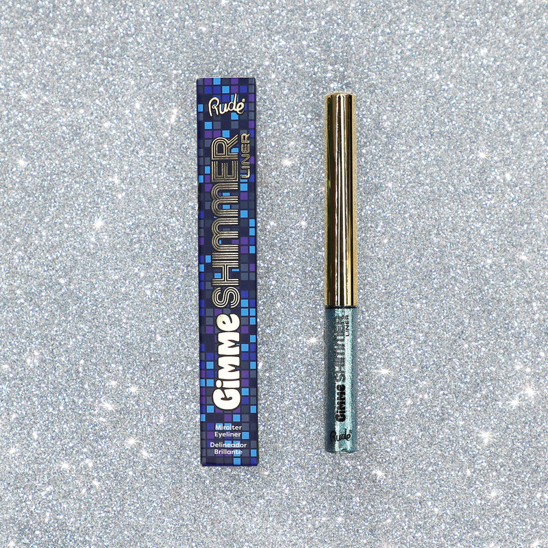 Rude Cosmetics Gimme Shimmer Liner Eyeliner Gray Diamond,Rose Quartz,Sugar Plum,Crystal Ice,Emerald,Pot of Gold,Lucky Penny,Firecracker,Smokey Topaz,Black Diamond