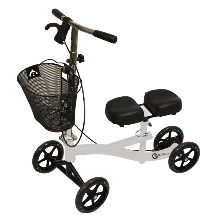 Roscoe Medical Roscoe Medical Knee Scooter, Burgundy Mobility Scooters White Smoke