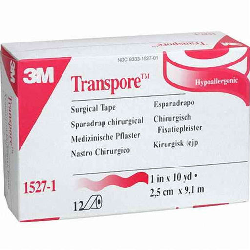 3M 3M Transpore Clear Medical Tape, 1" x 10 Yards, Hypoallergenic – Each Medical Tape & Bandages Lavender
