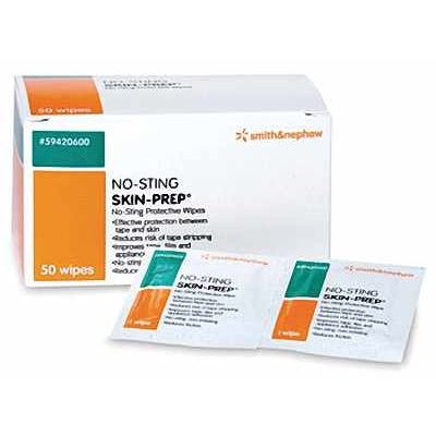 Skin-Prep No Sting Skin-Prep  Wipe  50 Ct Hand Sanitizers & Wipes White Smoke