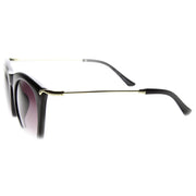 zeroUV Trendy Women's Fashion Half Frame Cat Eye Sunglasses 9651 Sunglasses White Smoke Black Lavender,Tortoise Amber,White Lavender,Red Lavender,Brown Tortoise Amber,White Tortoise Lavender