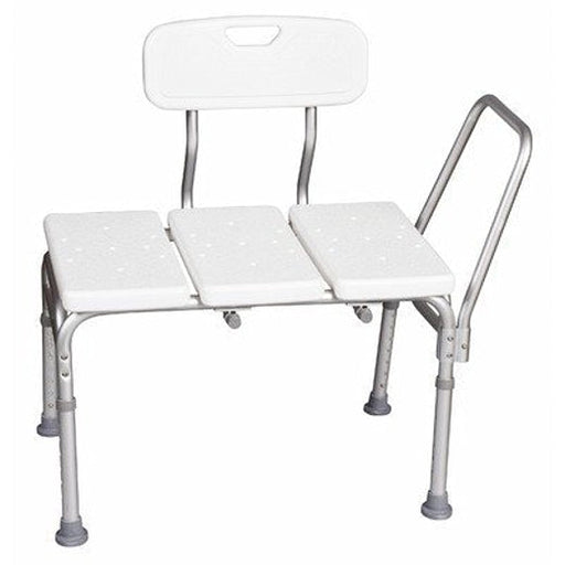 Carex Carex Transfer Bench (2-Piece Design) Personal Care White Smoke
