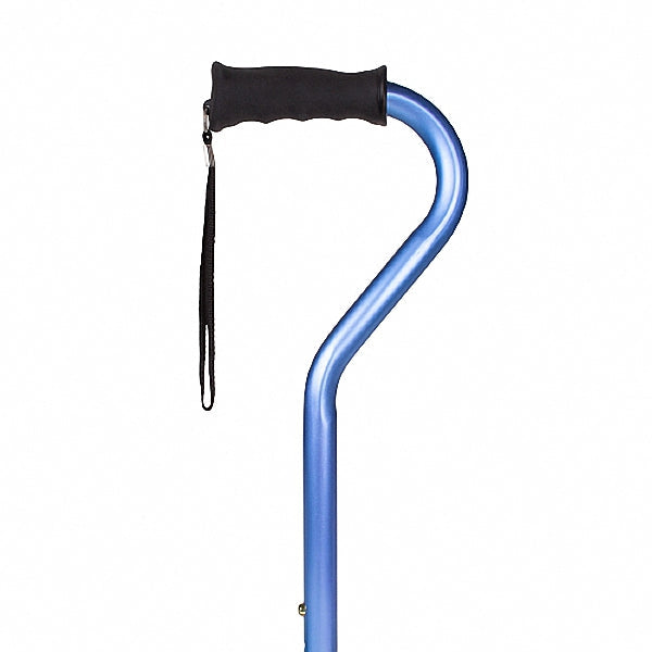 Carex Carex Ergo Offset Cane Blue Canes & Walking Sticks White Smoke