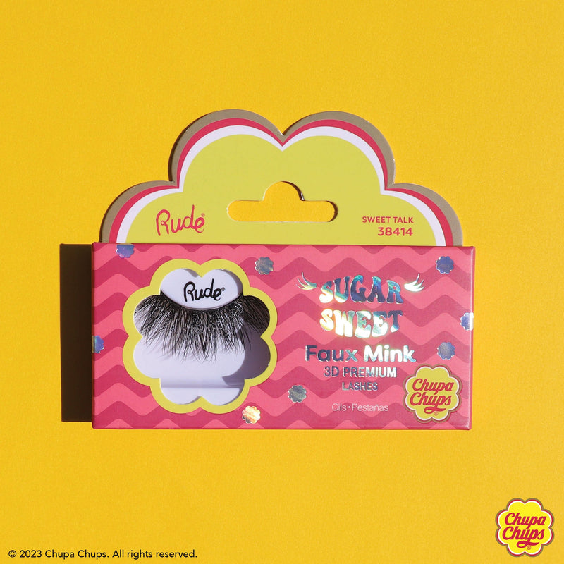 Rude Cosmetics Chupa Chups Sugar Sweet Faux Mink Lashes False Eyelashes Goldenrod Sweet Escape,Sweet Tooth,Sweet Dreams,Sweet Talk