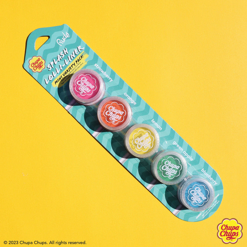 Rude Cosmetics Chupa Chups Splash Lolli-Liner Mini Variety Pack Eyeliner Sandy Brown
