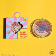 Rude Cosmetics Chupa Chups Candy Combo Face Duo Highlighter Sandy Brown Strawberry Yogurt,Creamy Strawberry,Choco-Vanilla,Refreshing Cola