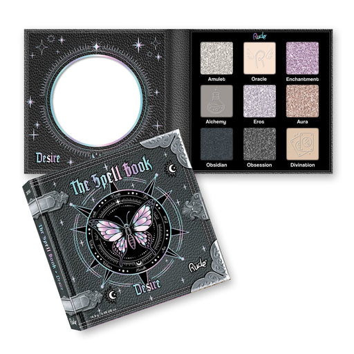 Rude Cosmetics The Spell Book Collection Palette Eyeshadow Dark Slate Gray Desire