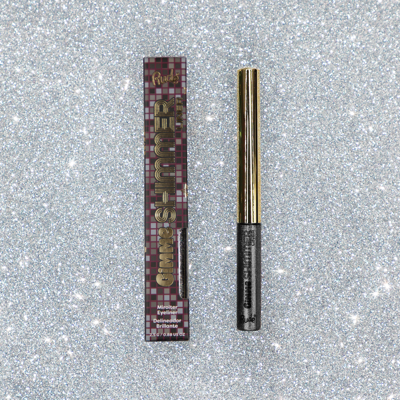 Rude Cosmetics Gimme Shimmer Liner Eyeliner Gray Diamond,Rose Quartz,Sugar Plum,Crystal Ice,Emerald,Pot of Gold,Lucky Penny,Firecracker,Smokey Topaz,Black Diamond
